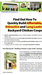 Mobile Screenshot of buildingchickencoopsguide.com